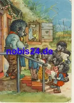 Mecki mit Meckikindern Igel Nr. 226/A2279 o 1957