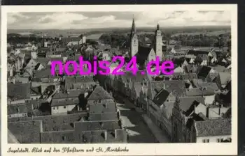 Ingolstadt Pfeifturm Moritzkirche *ca.1955