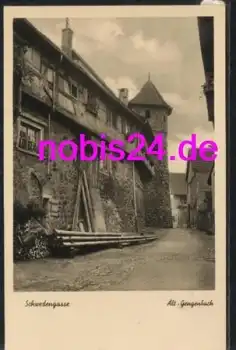77723  Alt Gengenbach Schwedengasse *ca.1930