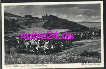 54570 Pelm Eifel mit Ruine Kasselburg  *ca.1920