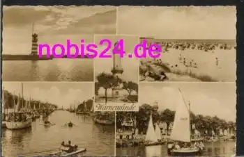 Warnemünde Leuchtturm o 12.8.1962