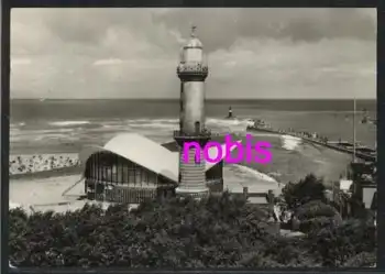 Warnemünde Teepott Leuchtturm o ca.1969