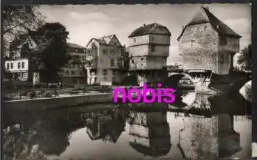 55543 Bad Kreuznach Alte Brückenhäuser *ca.1950