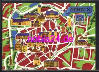 09599 Freiberg Künstlerentwurf vom Ort  *ca.1988