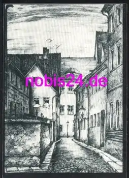 09599 Freiberg Domgässchen *ca. 1977