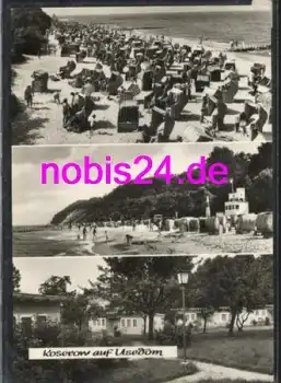 17459 Koserow Strand Unterkünfte o ca.1970