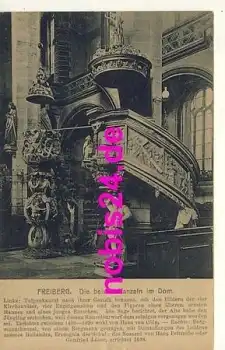 09599 Freiberg beide Kanzeln am Dom *ca.1920