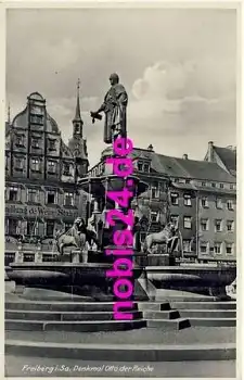 09599 Freiberg Sachsen Denkmal Otto der Reiche *ca.1940