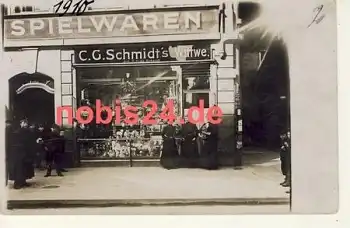 Dresden Willsdrufferstrasse Spielwaren Schmidts Wittwe ca.1910