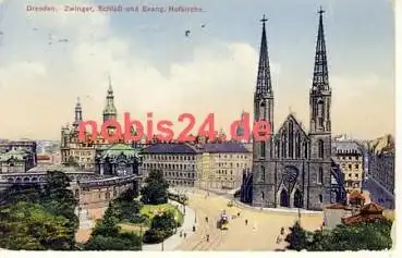 Dresden Schloss mit Sophienkirche o 8.9.1929