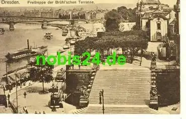 Dresden Brühlsche Tarrasse *ca.1910