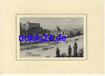 01796 Pirna Seidenkarte *ca.1930