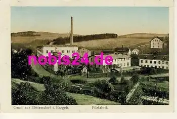 09439 Dittersdorf Filzfabrik o 2.8.1916