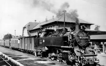 Kleinbahn "Molli" im Bahnhof Kühlungsborn West, gebr. ca. 1980