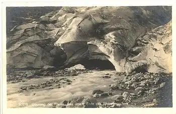 Rhonegletscher unteres Ende o 1.9.1924