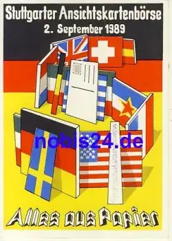 Stuttgart Ansichtskartenbörse  1989
