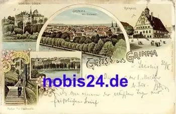 04668 Grimma Litho o 1898