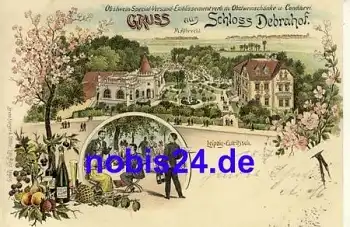 Eutritzsch Leipzig Litho Gasthof o 1897