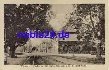 Weimar Belvedereallee *ca.1930