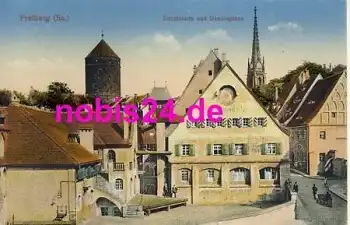 09599 Freiberg Donatsturm Donatsgasse *ca.1915