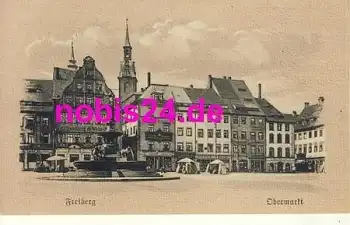 09599 Freiberg Obermarkt Brunnen *ca.1920