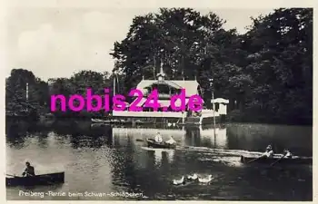 09599 Freiberg Partie am Schwanschlösschen * ca.1940