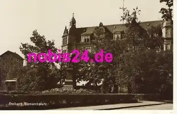 09599 Freiberg Bismarckplatz Denkmal *ca.1920