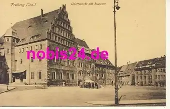09599 Freiberg Untermarkt Museum *ca.1915