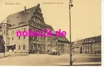 09599 Freiberg Sachsen Untermarkt Museum *ca.1915