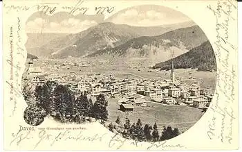 Davos vom Gemsjäger aus o 28.8.1911