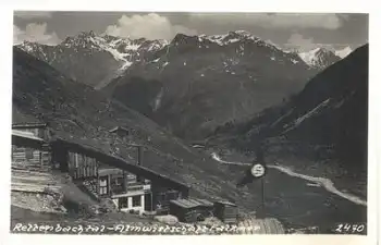 Rettenbachtal Almwirtschaft Falkner Berghütte  * ca. 1940