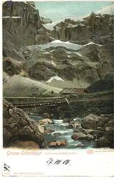 grosse Scheidegg Schwarzwaldgletscher * 1906