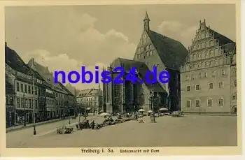 09599 Freiberg Untermarkt Dom *ca.1930