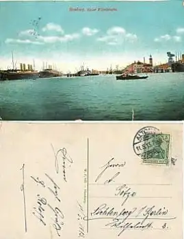 Hamburg Kaiser Wilhelm Hafen o 11.5.1913