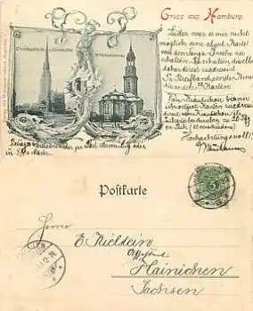 Elmsbüttel Hamburg Christuskirche o 9.8.1899