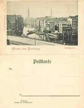 Hamburg Fleethpartie *ca.1900