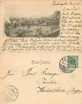 Altona Hamburg Neumühlen o 30.5.1898
