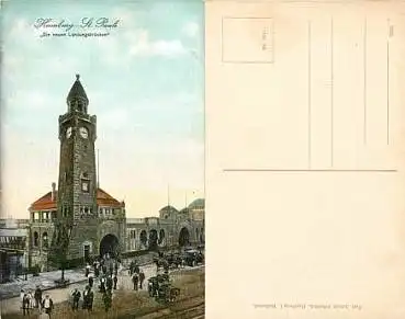 St. Pauli  Hamburg Landungsbrücken *ca.1910