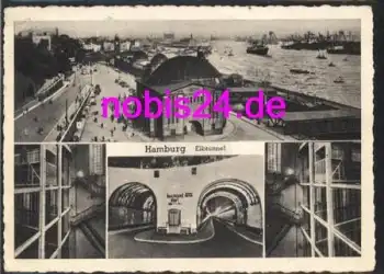 St. Pauli Hamburg Elbtunnel o ca.1953