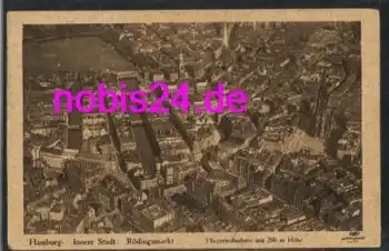Hamburg Innere Stadt Luftbild o 10.1.1921