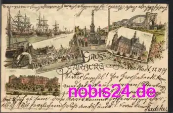 Hamburg Litho o 12.11.1899