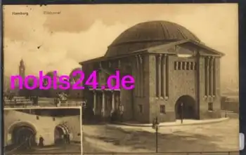 St. Pauli Hamburg Elbtunnel mit innen o 18.8.1915