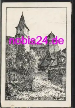 86655 Harburg Schlosspartie Künstlerkarte *ca.1930