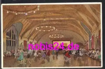 82493 Elmau Schloß Tanz im großen Saal  *ca.1955