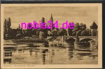 Konstanz Rheinbrücke Münster *ca.1930