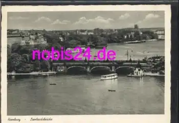 Rotherbaum Hamburg Lombardsbrücke o 27.5.1952