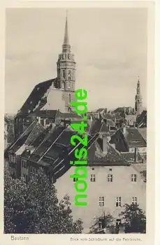 02625 Bautzen vom Schlossturm zur Kirche  *ca.1930