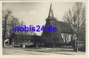 Starobyly kostelik v Koci u Chudimi o ca.1940