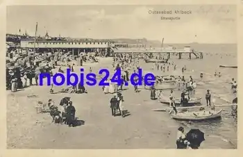 17419 Ahlbeck Strandpartie o 1913