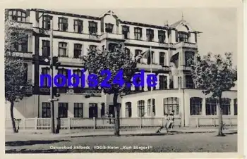 17419 Ahlbeck FDGB Heim "Kurt Bürger" o ca.1959